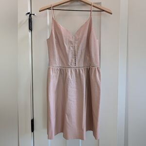 Elegant Pink Sleeveless Dress